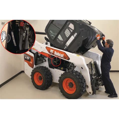 how to raise the cab on a bobcat skid steer|bobcat skid steer operation videos.